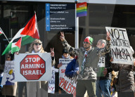 Fight Back For Palestine Protest In Edmonton 