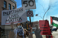 Fight Back For Palestine Protest In Edmonton 
