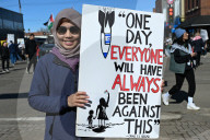 Fight Back For Palestine Protest In Edmonton 