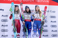2025 Audi FIS Ski World Cup Finals - Women's Overall Downhill Awards