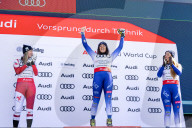 2025 Audi FIS Ski World Cup Finals - Women's Overall Downhill Awards