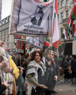 Stop The Hate Protest Al Quds March in London, UK.