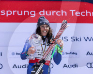 2025 Audi FIS Ski World Cup Finals - Women's Overall Downhill Awards