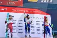 2025 Audi FIS Ski World Cup Finals - Women's Overall Downhill Awards