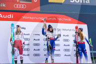 2025 Audi FIS Ski World Cup Finals - Women's Overall Downhill Awards