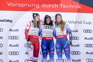 2025 Audi FIS Ski World Cup Finals - Women's Overall Downhill Awards