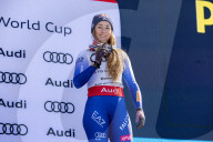 2025 Audi FIS Ski World Cup Finals - Women's Overall Downhill Awards