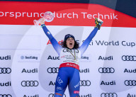 2025 Audi FIS Ski World Cup Finals - Women's Overall Downhill Awards