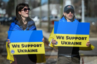 Ukrainian Community In Edmonton Commemorates Bucha Massacre Anniversary