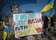 Ukrainian Community In Edmonton Commemorates Bucha Massacre Anniversary