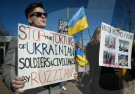 Ukrainian Community In Edmonton Commemorates Bucha Massacre Anniversary