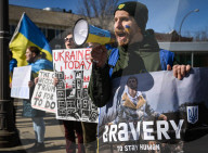 Ukrainian Community In Edmonton Commemorates Bucha Massacre Anniversary