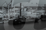 NASA Booster Recovery Barges