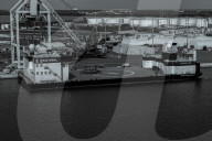 NASA Booster Recovery Barges