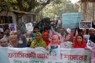 Protest In Front Of The International Criminal Tribunal