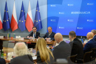 Poland's PM Donald Tusk Holds Meeting About Deregulation Process.