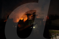 Fire Gutted Residential Houses In Old Town Baramulla