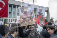 Protest In Istanbul Against The Arrest Of Istanbul Mayor Imamoglu