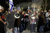 Protesters Rally in Jerusalem Against Israeli Government 