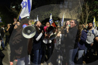 Protesters Rally in Jerusalem Against Israeli Government 