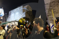 Protesters Rally in Jerusalem Against Israeli Government 