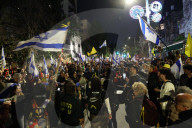 Protesters Rally in Jerusalem Against Israeli Government 