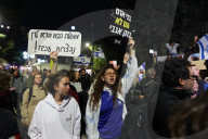 Protesters Rally in Jerusalem Against Israeli Government 