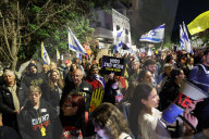 Protesters Rally in Jerusalem Against Israeli Government 