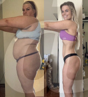 Von XXXL zu XS: Mikaela Cameron aus Sydney hat innerhalb eines Jahres über 60 Kilo abgenommen