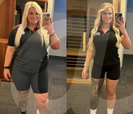 Von XXXL zu XS: Mikaela Cameron aus Sydney hat innerhalb eines Jahres über 60 Kilo abgenommen