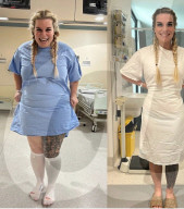 Von XXXL zu XS: Mikaela Cameron aus Sydney hat innerhalb eines Jahres über 60 Kilo abgenommen
