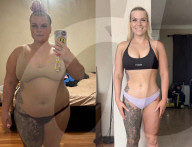 Von XXXL zu XS: Mikaela Cameron aus Sydney hat innerhalb eines Jahres über 60 Kilo abgenommen