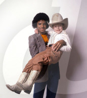 Michael Jackson with child 1979