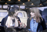 The Rolling Stones, Keith Richards and wife.