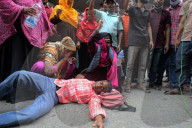 Police And Garment Workers Clash