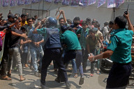Police And Garment Workers Clash