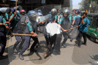 Police And Garment Workers Clash