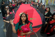 Red Procession Held To Pay Tribute To Martyrs
