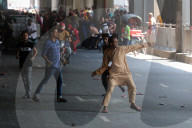 Police And Garment Workers Clash