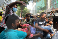 Police And Garment Workers Clash