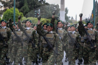 Military Parade In Athens For The Anniversary Of National Independence Day Of 25th March 1821.