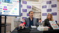 Mike Berners-Lee on his new book A Climate of Truth at the Royal Overseas League, London, UK.