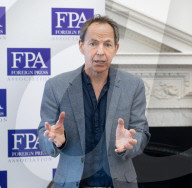 Mike Berners-Lee on his new book A Climate of Truth at the Royal Overseas League, London, UK.