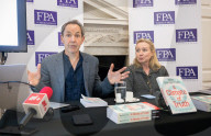 Mike Berners-Lee on his new book A Climate of Truth at the Royal Overseas League, London, UK.