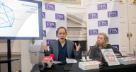 Mike Berners-Lee on his new book A Climate of Truth at the Royal Overseas League, London, UK.