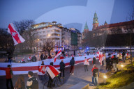 Belarusians In Poland Celebrate Freedom Day