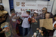 Pulquerias Protest Closure Of Pulquerias In Mexico City