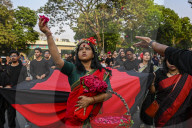 Red Procession For Remembering "The Black Night 1971" In Bangladesh