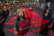 Red Procession For Remembering "The Black Night 1971" In Bangladesh