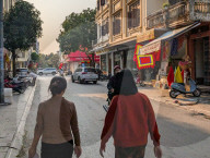 Traditional Decorations And Portrait Of National Leaders Shop In Vietnam